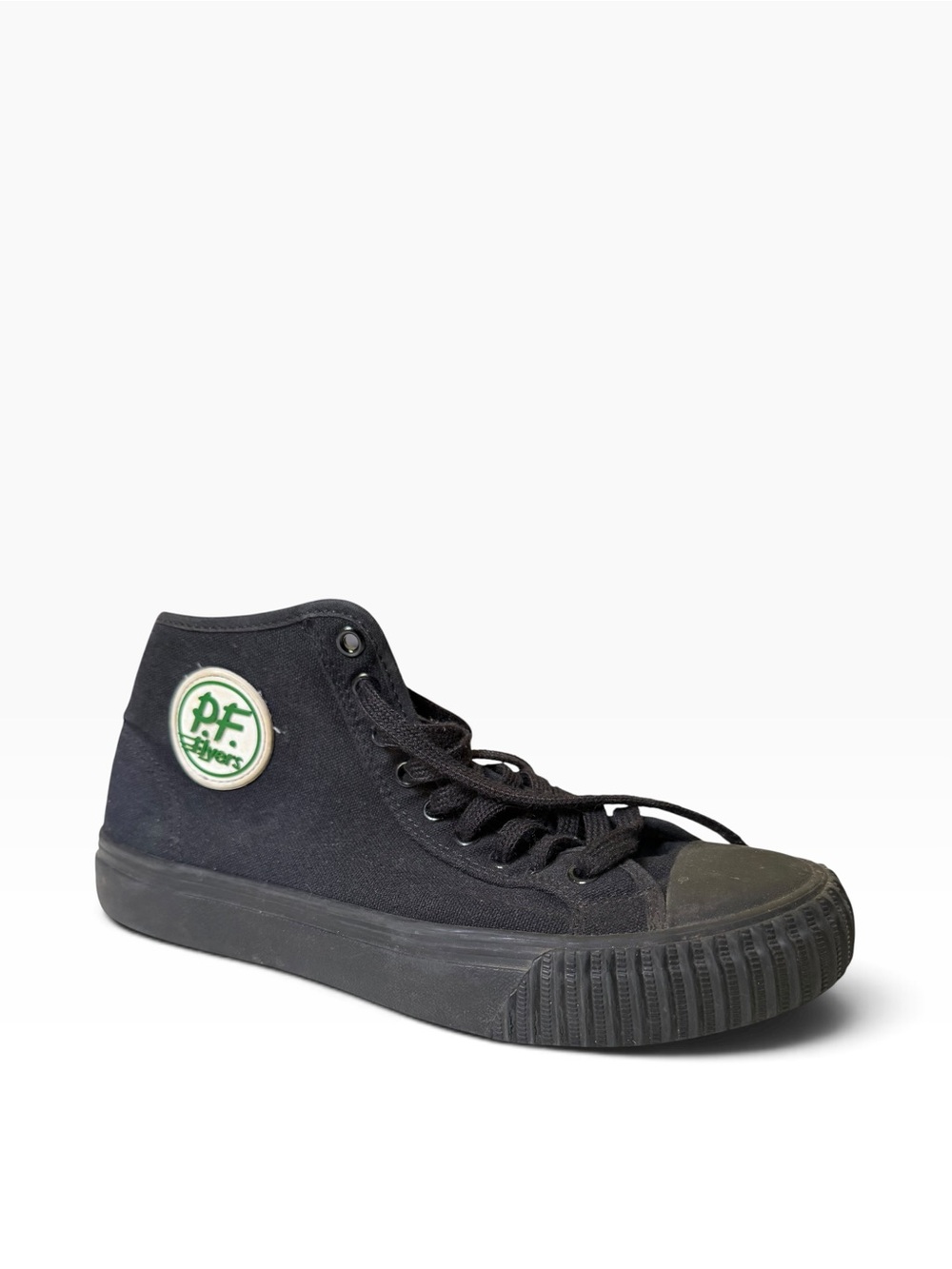 PF Flyers The Sandlot Center Hi Unisex M 8/W9.5 Running Shoe Black Sneaker